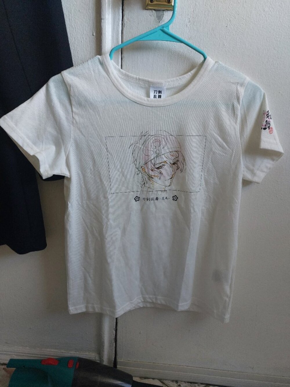 Anime Tshirt White Medium Soft Cotton